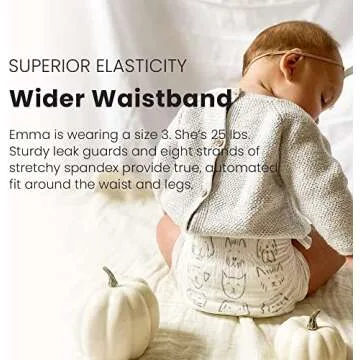 PARASOL Clear+Dry Disposable Diapers | RashShield Protection, Leakproof Design, Hypoallergenic Diaper Set | Size 3 (16-28 lbs) 64 Count