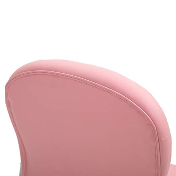 Vinsetto PU Leather Adjustable Home Office Chair in Pink