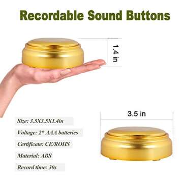 Cover Easy Button Custom Recordable Talking Button Gag Gift