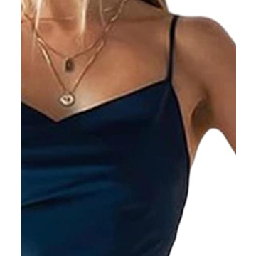 Elegant Spaghetti Strap Satin Dress for Any Occasion