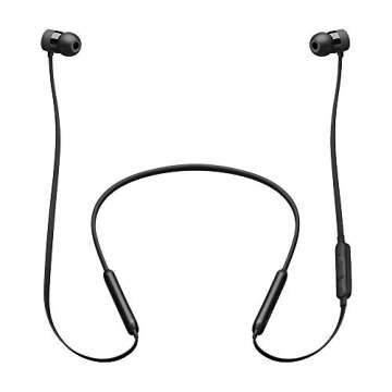 BeatsX Wireless Earphones - Apple W1 Headphone Chip, Class 1 Bluetooth, 8 Hours Of Listening Time - Black