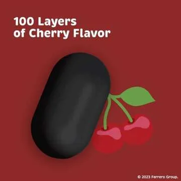 Tic Tac Naughty or Nice Lumps of Coal Sour Cherry Mints, 4 Bottle Packs, On-the-Go Refreshment, Stocking Stuffers, 2.9 oz Each