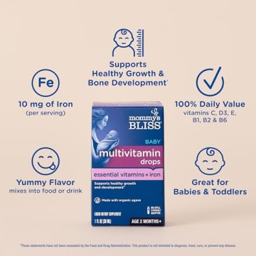 Mommy's Bliss Baby Multivitamin Drops for Growth Support