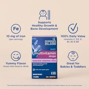 Mommy's Bliss Baby Multivitamin Drops for Growth Support