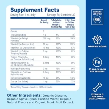 Mommy's Bliss Baby Multivitamin Drops for Growth Support