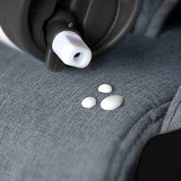 Clek Foonf Convertible Car Seat with Rigid LATCH system, Crumple Zone safety system, Adjustable Headrest, Reclining Design and Anti-Rebound Bar (Thunder)