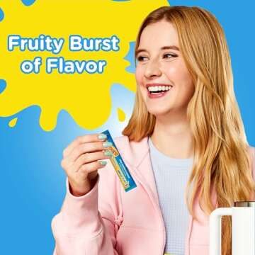 Starburst Duos Drink Mix, Blue Raspberry Lemon - 72 Servings