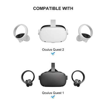 LANMU Battery Pack Power Bank Compatible with Oculus/Meta Quest 3, 2,Quest, Quest Pro, and PICO 4 VR Headset, 5V 2A 3350mAh Lightweight Extra Battery Accessories for 1.5 Hours Playtime