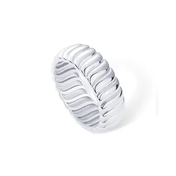 Stylish PAVOI 14K Gold Plated Chunky Ring for Women