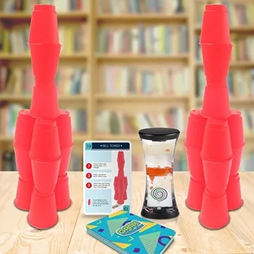 Gamie Stacking Cups Game for Endless Family Fun & Skill