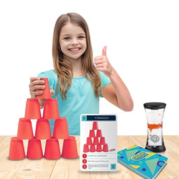 Gamie Stacking Cups Game for Endless Family Fun & Skill