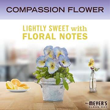 Mrs. Meyer's Compassion Flower Hand Soap, Essential Oils Pack