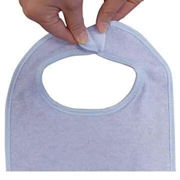 Essential 8 Pack of Multi-Color Baby Bibs for Girls