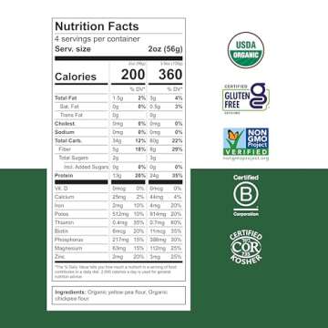 Chickapea Organic Chickpea Pasta - Nourishing & Delicious