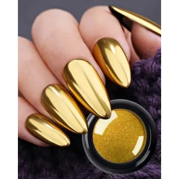 Chrome Nail Powder Set - Shine, Glitter, and Style for Nails