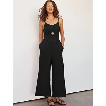 Stylish Summer Casual Wide Leg Jumpsuit for Women