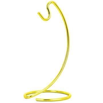 Homeries Banana Holder Modern Banana Hanger Tree Stand Hook for Kitchen Countertop, Gold Banana Stand (Gold)