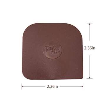 Pampered Chef Nylon Pan Scrapers Set of 3 Brown