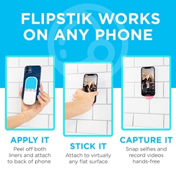 Flipstik 2.0 Adhesive Phone Mount - Hands-Free & Portable