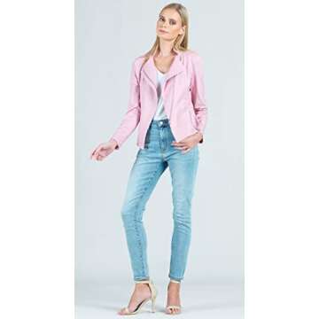 Clara Sunwoo Liquid Leather Signature Womens Jacket