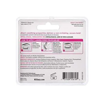 Kiss Strip Lash Adhesive Clear 2 Pack for Strong Hold
