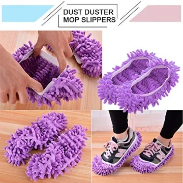 Cosywell Colorful Mop Slippers for Effortless Cleaning