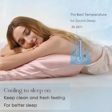 Luxury YANIBEST Silk Pillowcase for Hair and Skin 600 Thread Count