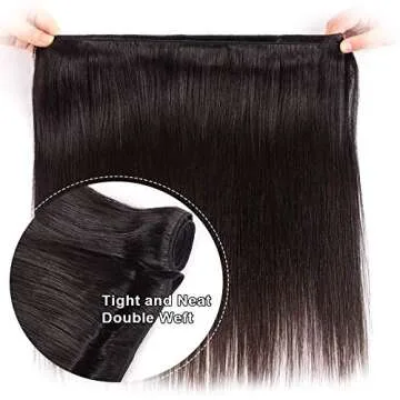 Brazilian Hair 1 Bundle 12A Virgin Unprocessed Long Straight Human Hair 40 inch Brazilian Straight Hair Bundle Natural Color