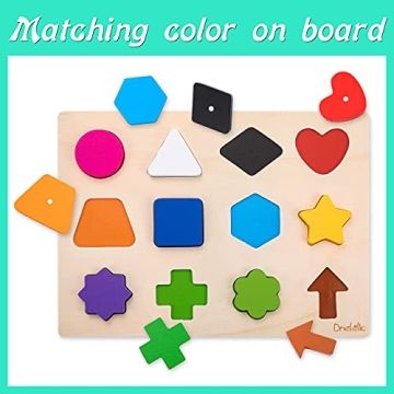 Magnetic Wooden Educational Shape Puzzle for Kids