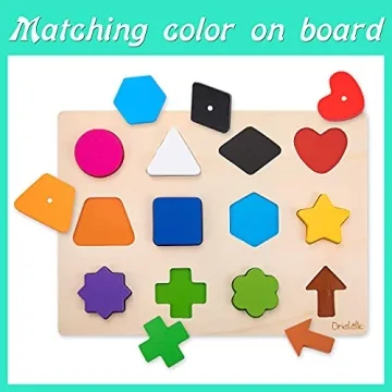 Magnetic Wooden Educational Shape Puzzle for Kids