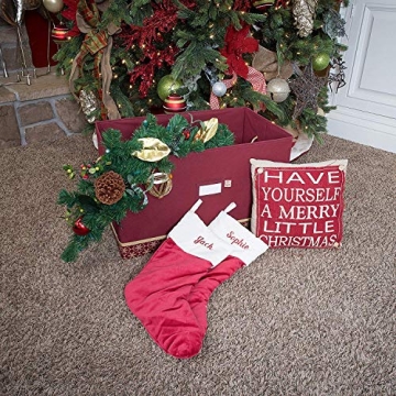 Santas Bags Multi-Use Storage Box for Holiday Cheer