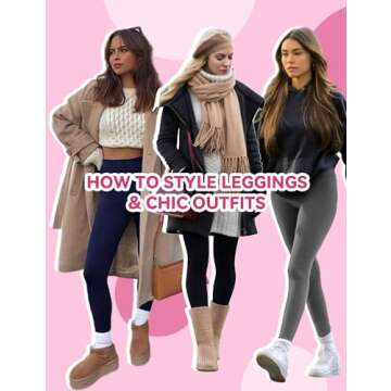 Showitty 3 Pack Fleece Lined Leggings Women with Pockets - High Waisted Plus Size Winter Thermal Yoga Pants (S-5XL)