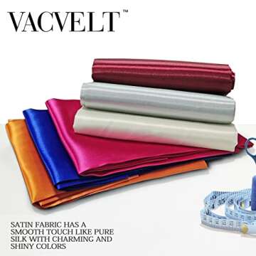Luxurious VACVELT Satin Fabric for Crafting and Sewing