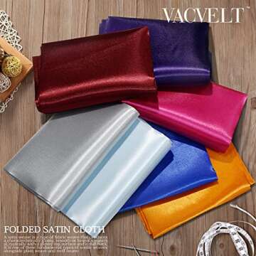 Luxurious VACVELT Satin Fabric for Crafting and Sewing