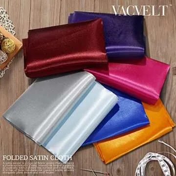 Luxurious VACVELT Satin Fabric for Crafting and Sewing