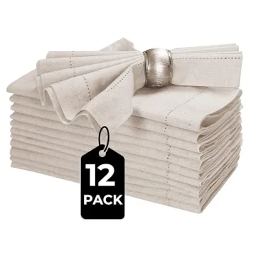 Elegant Cloth Napkins Set of 12 for Dining Occasions