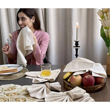 Elegant Cloth Napkins Set of 12 for Dining Occasions