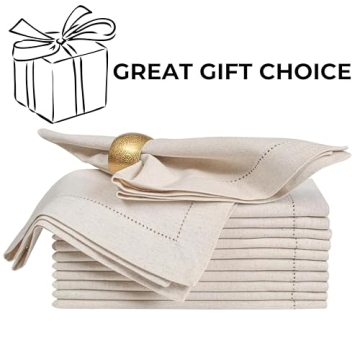 Elegant Cloth Napkins Set of 12 for Dining Occasions
