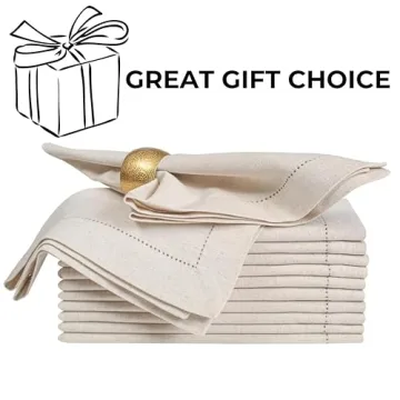 Elegant Cloth Napkins Set of 12 for Dining Occasions