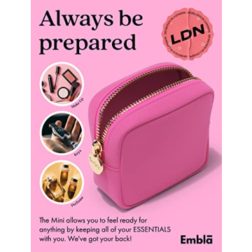 Stylish EMBLA Makeup Pouch for Travel and Organization