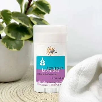 EARTH SCIENCE - Aluminum-Free Natural Lavender and Tea Tree Deodorant (2pk, 2.45 oz.)