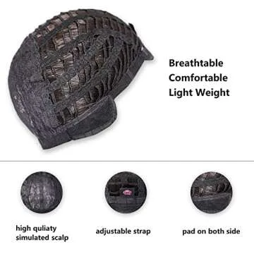 Stunning 7JHH Burgundy Red Long Wig for Women