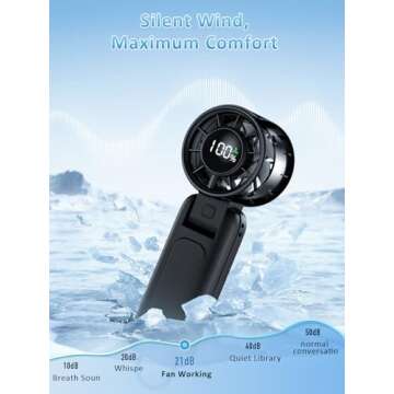 4 in 1 Portable Turbo Fan for Summer Travel and More