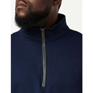 Gildan mens Fleece Quarter-zip Cadet Collar Sweatshirt, Style G18800