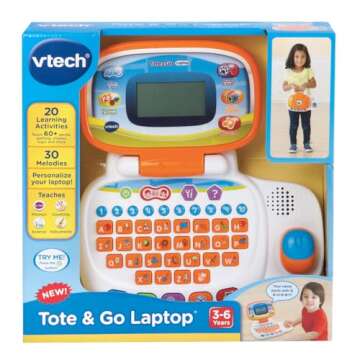 VTech Tote and Go Laptop, Orange