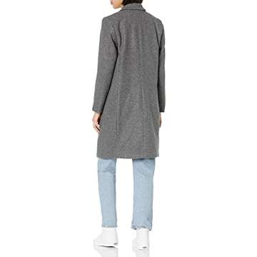 Amazon Essentials Women's Oversized Plush Button-Front Coat