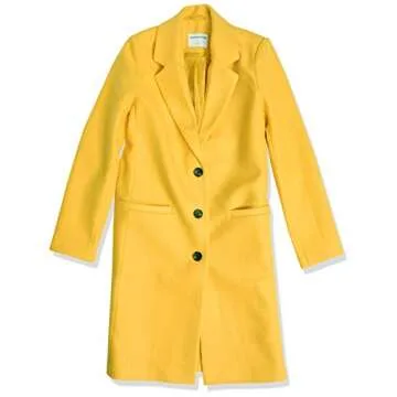 Amazon Essentials Women's Oversized Plush Button-Front Coat