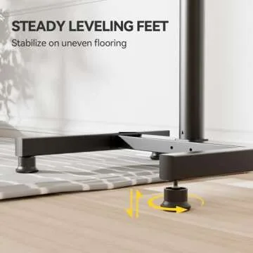 Adjustable Portable TV Floor Stand for 13-50 Inch TVs