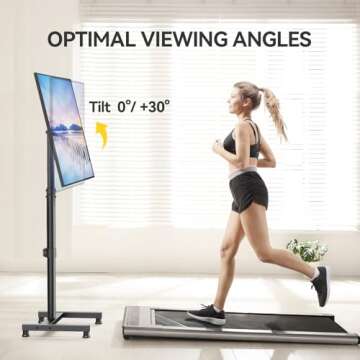 Adjustable Portable TV Floor Stand for 13-50 Inch TVs