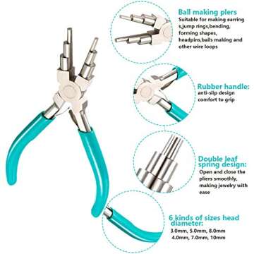 Jewelry Making Tool Set - 2 Pieces Pliers for Crafting